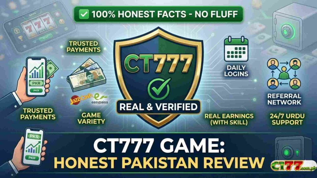 Is CT777 Game Real or Fake — An Honest Review for Pakistan 2 Real or Fake - CT777 online Game 100% Real Earning Game