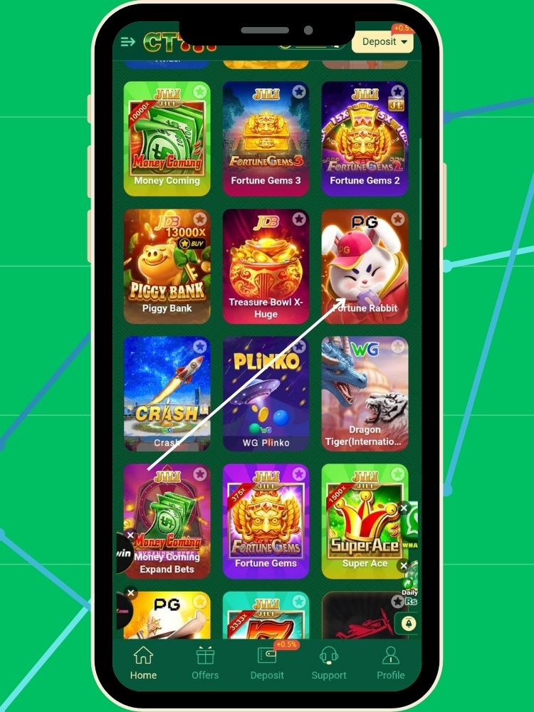 Fortune Rabbit Earning Games In CT777 